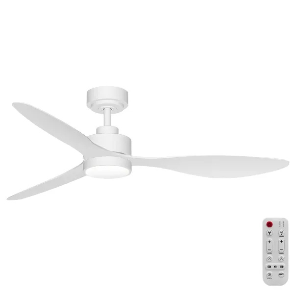 VENTILATORE DA SOFFITTO CONTAKT  CON TELECOMANDO  Ø132CM  3 PALE E 6 VELOCITÀ 40W POTENZA LUCE 2700K-4000K - 6500K 