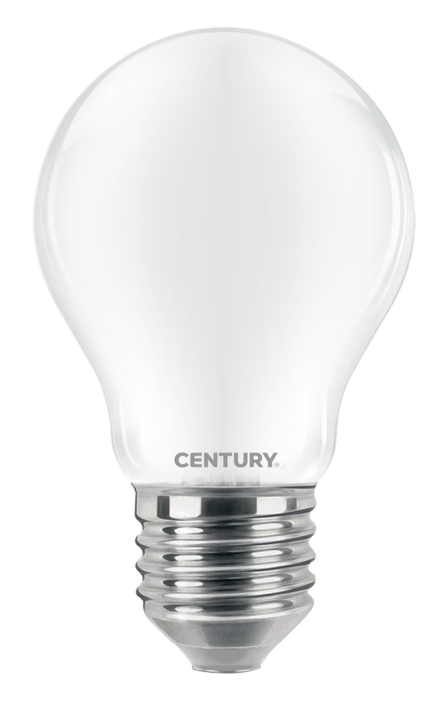 LAMPADA LED FILO CENTURY MODELLO INCANTO A60  ALTA EFFICIENZA 4W 470LM E27 SMERIGLIATA 3000K