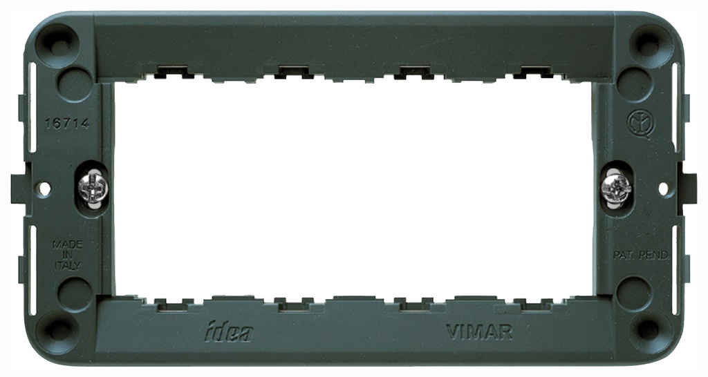 SUPPORTO VIMAR A 4 MODULI CON VITI SERIE VIMAR IDEA