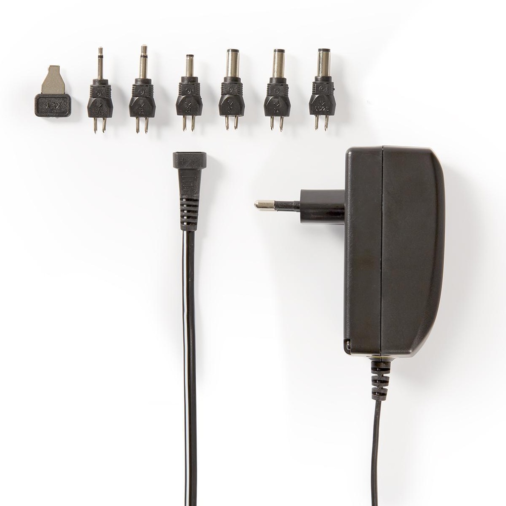 ALIMENTATORE NEDIS SWITCHING UNIVERSALE 9-24V 1500MAH - 6 PLUG