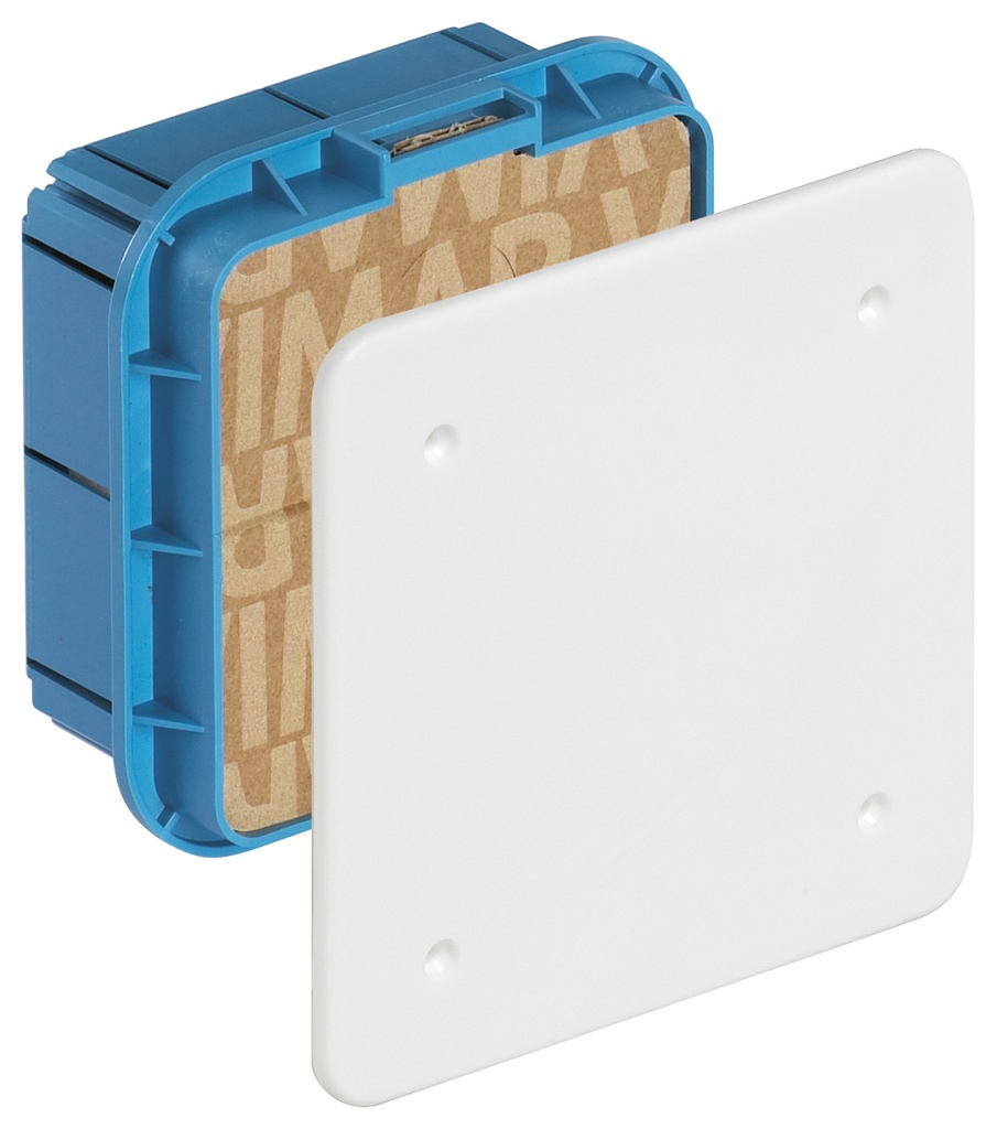 SCATOLA VIMAR DI DERIVAZIONE CON COPERCHIO IP40 92X92X5