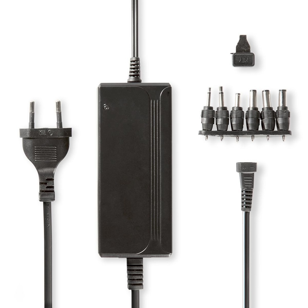 ALIMENTATORE NEDIS AC UNIVERSALE 36W 5-15V 2400MAH DC LED 6ADP