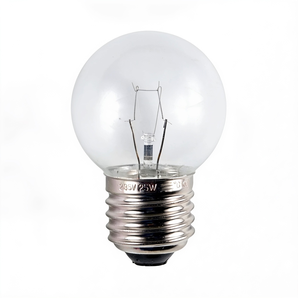 LAMPADA INCANDESCENZA ARLUX A SFERA CHIARA PER FORNO MAX 300° 240V 25W E27 7C
