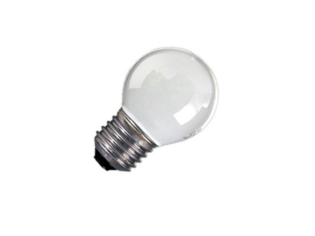 INCANDESCENZA SFERA SMERIGLIATA 25W E27 260V GE