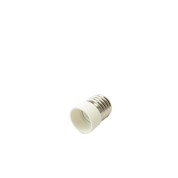 PORTALAMPADA FAI ADATTATORE MASCHIO E27 FEMMINA E14 TERMOPLASTICO 
