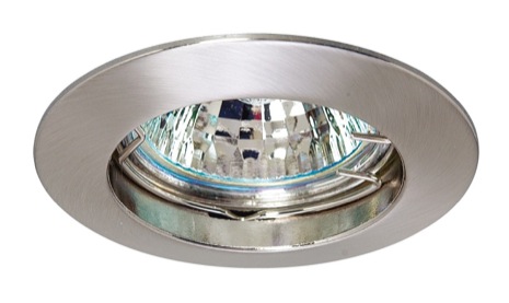 FARO DA INCASSO X MR16 FISSO NICKEL SATINATO LIGHT