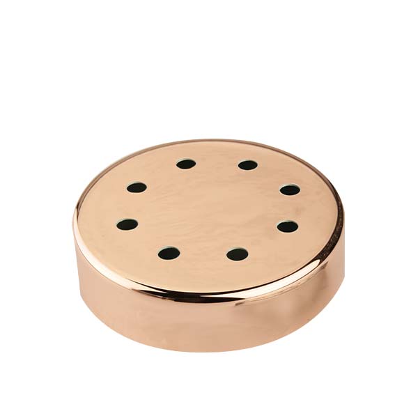 ROSONE CILINDRICO OTTONATO 8FORI  FAI