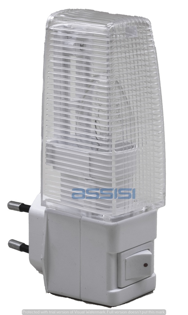 PUNTO LUCE C/LAMPADINA INCAND. 7.5W C/INTERRUTTORE MED