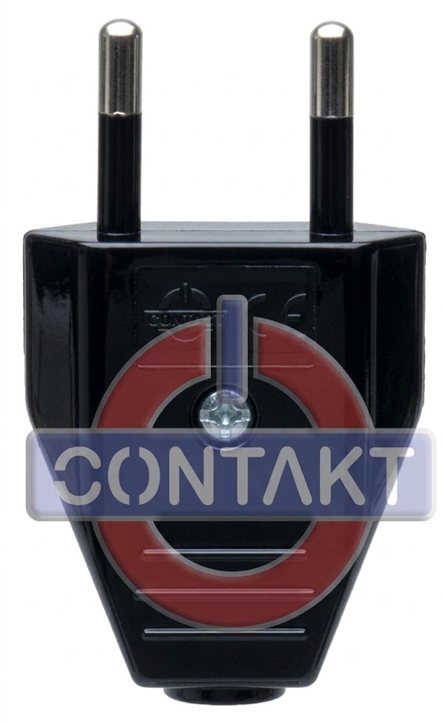 SPINA CIVILE CONTAKT 2P 10A S10 ASSIALE NERO