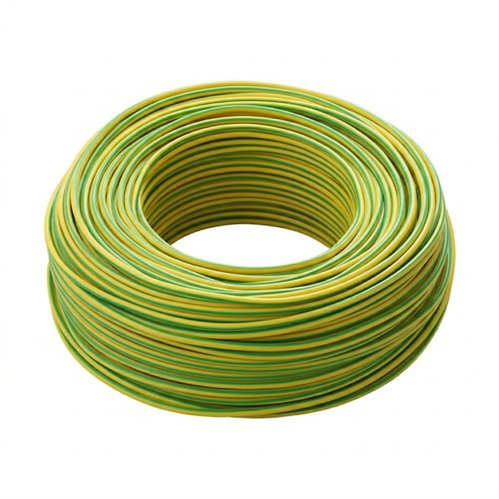 CAVO ELETTRICO UNIPOLARE FS17450V 1X6 MMQ GIALLO/VERDE 100 MT. IMQ