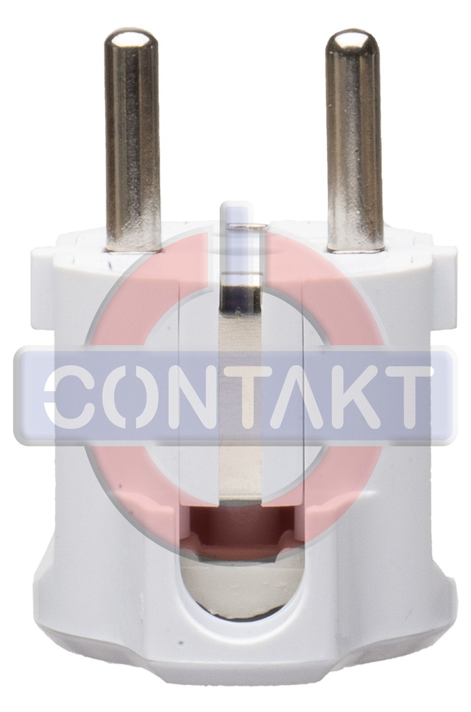 SPINA CIVILE CONTAKT  2P+T 16A 250V STANDARD TEDESCO S31 A 90° NERO