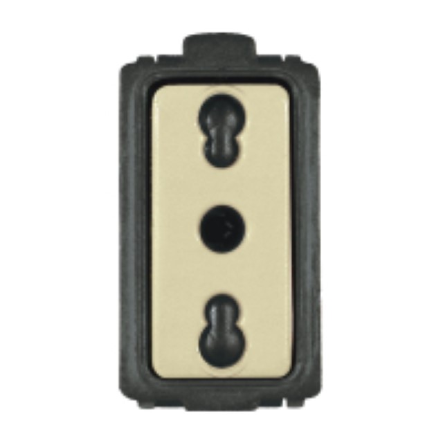 FRUTTO FAEG PRESA BIVALENTE 10/16A DA INCASSO 10/16A 250V TIPO BTICINO MAGIC