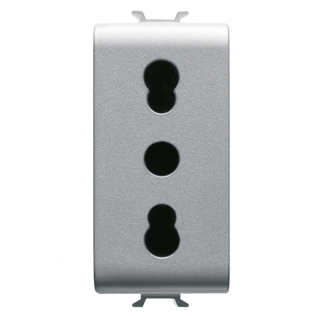 FRUTTO GEWISS PRESA BIVALENTE 10/16A DA INCASSO 10/16 250V SERIE CHORUSMART TITA