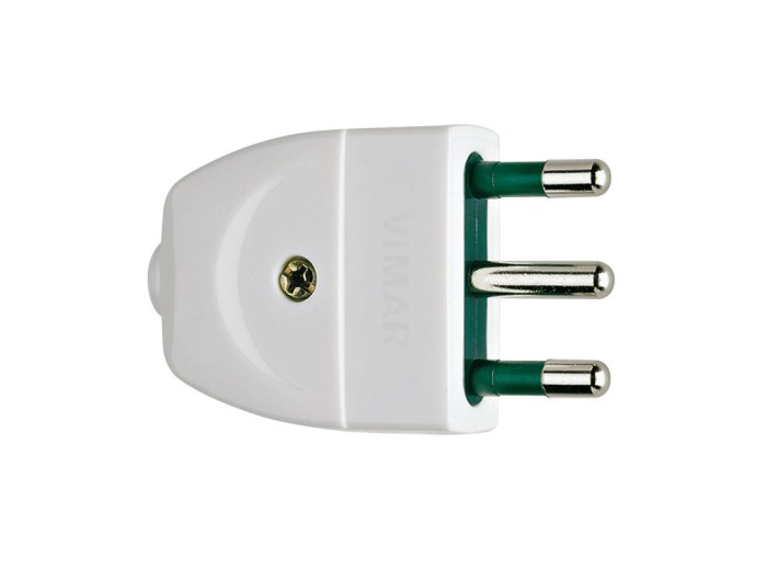 SPINA CIVILE VIMAR 2P+T16A S17 ASSIALE BIANCO