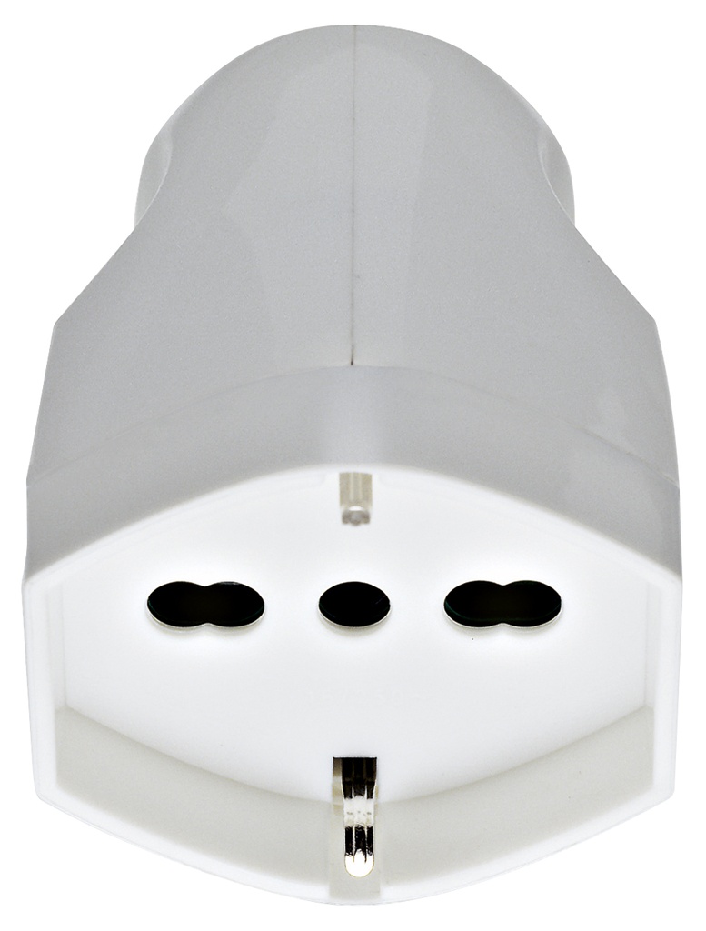 PRESA CIVILE VIMAR 2P+T10/16A SCHUKO P40 250V  BIANCO