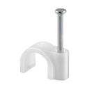 FISSACAVI CONTAKT IN PLASTICA CON CHIODO INCORPORATO Ø 5MM PZ. 100