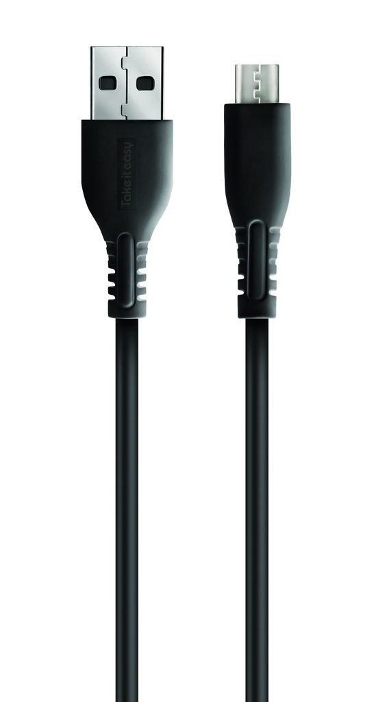 CAVO TAKE IT EASY NERO DA USB A MICRO USB 100 CM. 