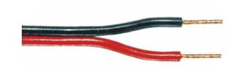 CAVO ELETTRICO NEDIS PIATTINA PER ALTOPARLANTI 2X0.35 ROSSO-NERO 100MT