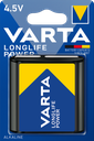 PILE VARTA ALKALINE LONGLIFE POWER  PIATTA 4.5V  BL.1