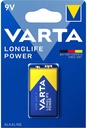 PILE VARTA ALKALINE LONGLIFE POWER 9V BL.1 4922