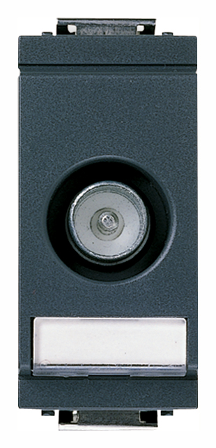 FRUTTO VIMAR PRESA TV-RD-SAT PASSANTE MASCHIO SERIE IDEA GRIGIO