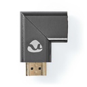 ADATTATORE NEDIS HDMI/HDMI MASCHIO USCITA HDMI ANGOLATO A DX