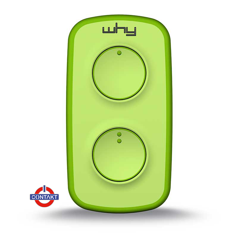 RADIOCOMANDI CONTAKT WHY LITE MINI FREQUENZA FISSA 433.92MHZ 2 CANALI LIME