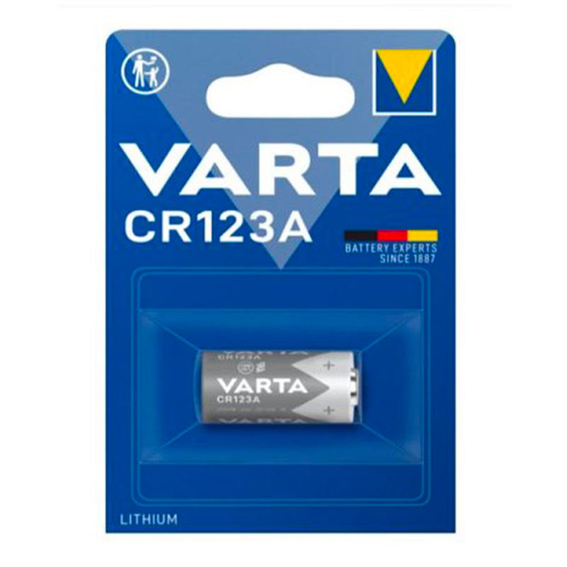PILE VARTA SPECIALISTICHE 3V LITHIO BL. 1 6205 / CR123A / DL123