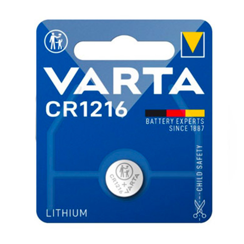 PILE VARTA SPECIALISTICHE 3V LITHIO BL. 1 6216/CR1216