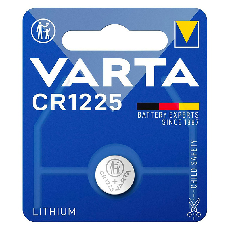 PILE VARTA SPECIALISTICHE 3V LITHIO BL. 1 6225/CR1225