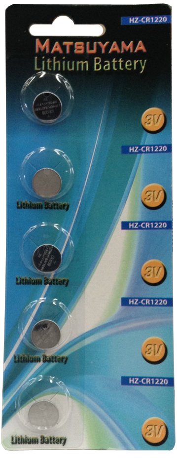 PILE MATSUYAMA SPECIALISTICHE 3V LITHIO CR1220 BL. 5 (PREZZO SINGOLO )