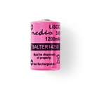 BATTERIA LITHIO 1/2AA 3.6V 1.2AH POLO HZ040