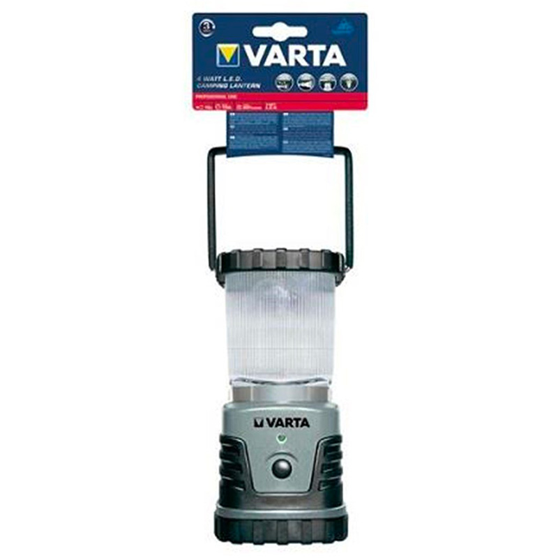TORCIA VARTA LED LANTERNA CAMPING LANTERN TORCIA D INCLUSE PZ. 4 18663