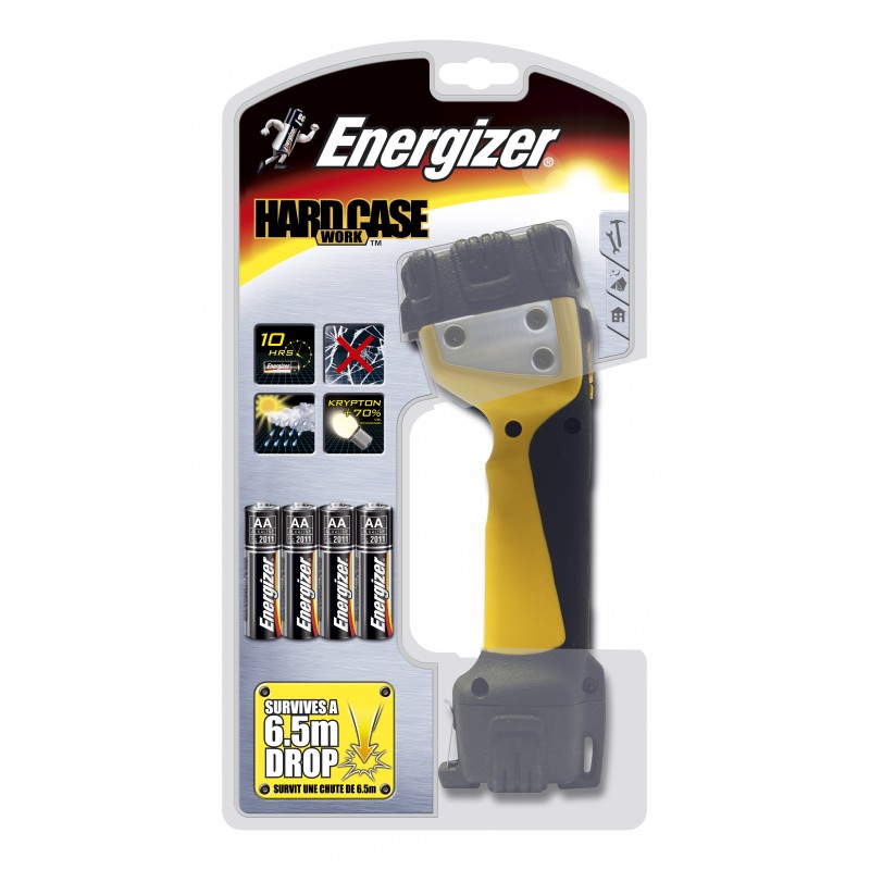 TORCIA ENERGIZER CON LAMPADA KRIPTON PROFESSIONALE STILO AA INCLUSE PZ. 4  62569