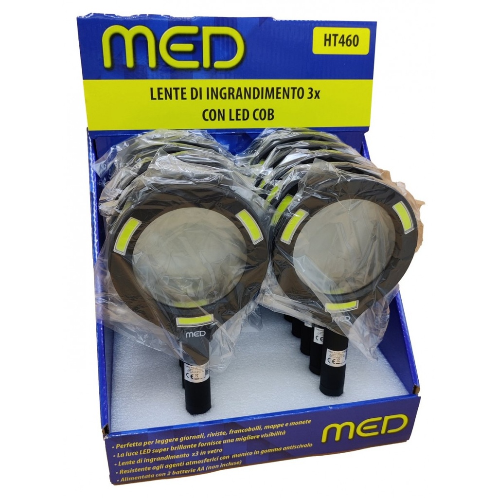 LENTE INGRANDIMENTO RETROILLUMINATA COB LED 200 LMN MED