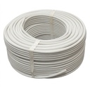 CAVO ELETTRICO H05VV-F 4X1 BIANCO 100 MT. IMQ