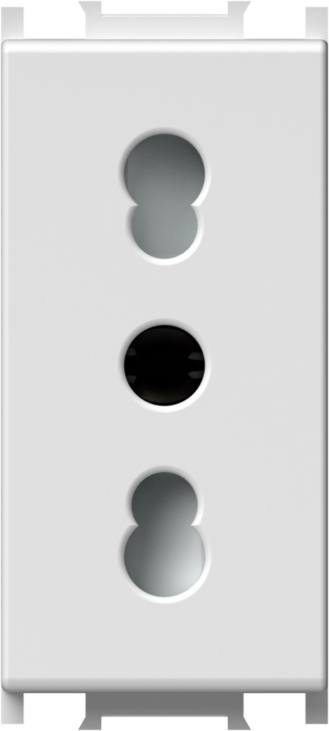 PRESA ITALIANA P17/11+KS2P+ E 16A 250V 1M TEM