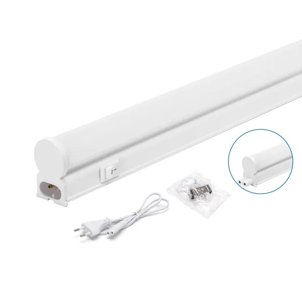 LAMPADA IMPERIA SOTTOPENSILE - REGLETTE - TUBO  FLUORESCENTE 1X28W 4000K T5 - CON CAVO 1.5MT 