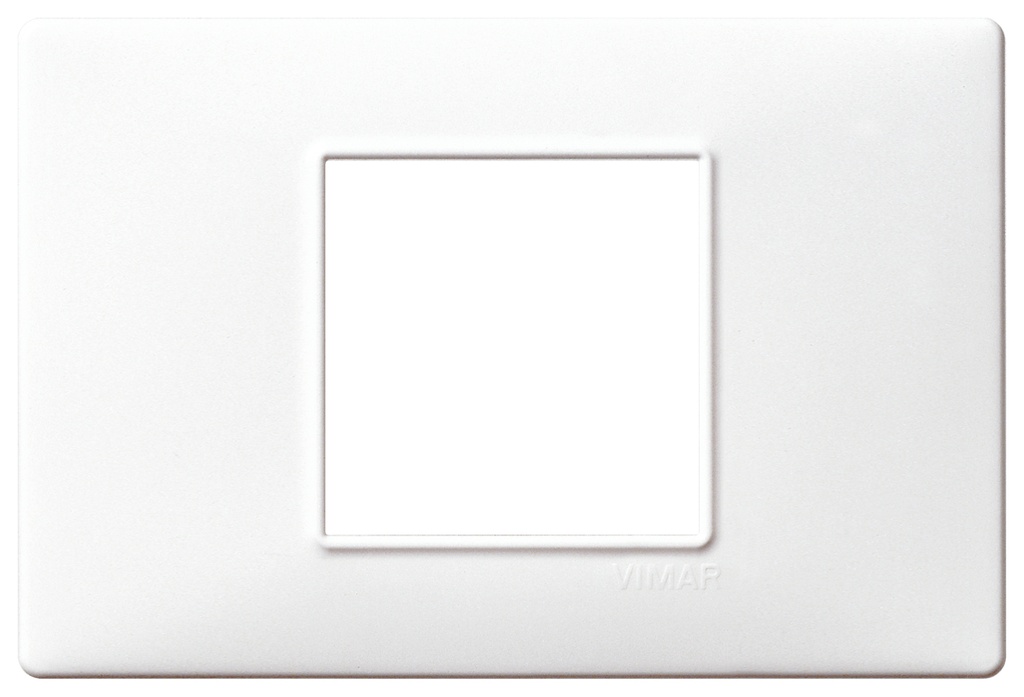 PLACCA VIMAR A 2 MODULI CENTRATI SERIE VIMAR PLANA 