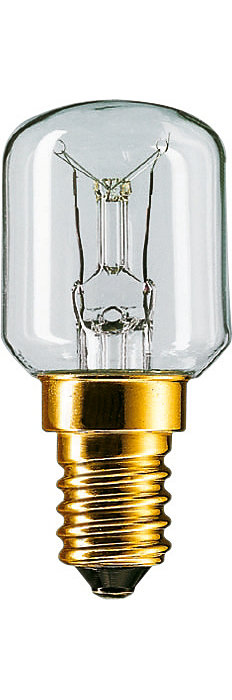 LAMPADA INCANDESCENZA PHILIPS TUBOLARE CHIARA 230V 25W E14 019974