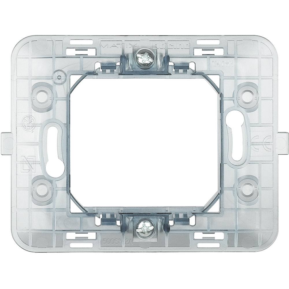 SUPPORTO BTICINO A 2 MODULI SCATOLA TONDA SERIE  BTICINO MATIX 