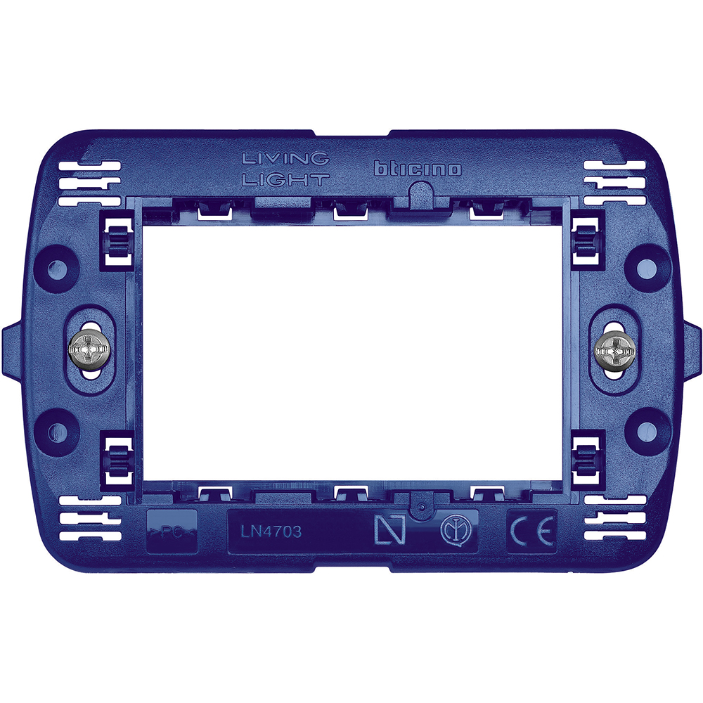 SUPPORTO BTICINO  A 3 MODULI SERIE  BTICINO LIVINGLIGHT - INTERNATIONAL