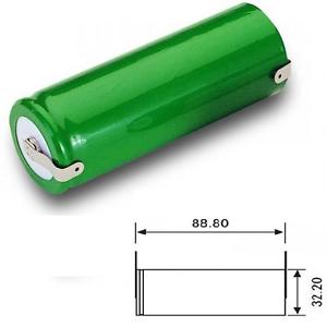 [RH7T] PILE MATSUYAMA  RICARICABILE TIPO F ACCU 1.2V 7000MAH NI-MH CON TERMINALI