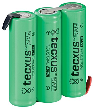 [RS12003] PILE MATSUYAMA  RICARICABILE STILO AA 3.6V 1200MAH NI-MH CON TERMINALI