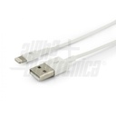 CAVO UNICO BIANCO IN SILICONE DA USB-A A LIGHTING 100CM 