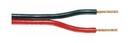[VP103] CAVO ELETTRICO NEDIS PIATTINA PER ALTOPARLANTI 2X1 ROSSO-NERO 100MT 