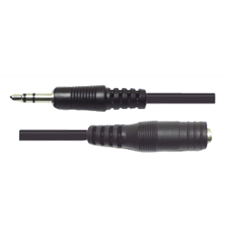 [VD060] CAVO AUDIO JACK 3.5MM SPINA-PRESA STEREO 5MT.