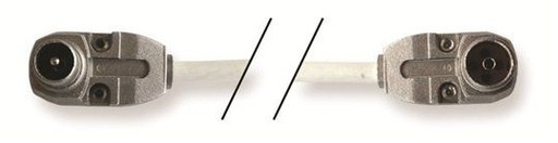 [VF216] CAVO ANTENNA DA 3.0MT. CON CONNETTORI M/F IN PRESSOFUSIONE BN