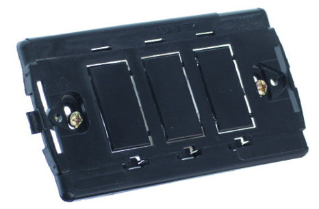 [FG10244] SUPPORTO FAEG PER SCATOLA 3 POSTI CON VITI