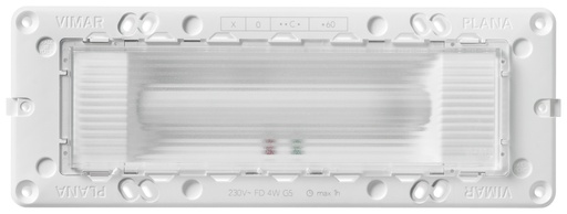 [VIW14394] PLAFONIERA VIMAR D'EMERGENZA  SERIE PLANA BIANCO